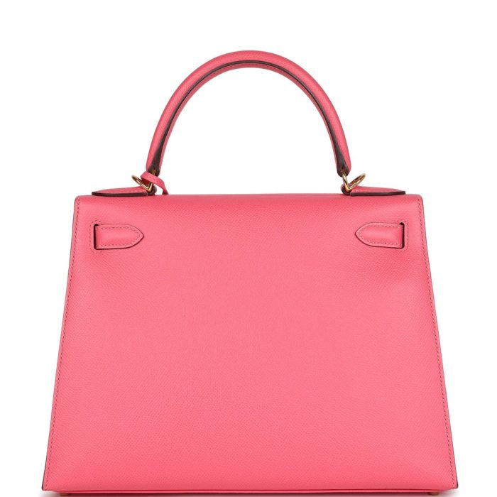 Handmade HKS 28 Rose Azalee Epsom Gold Hardware - 图片 4
