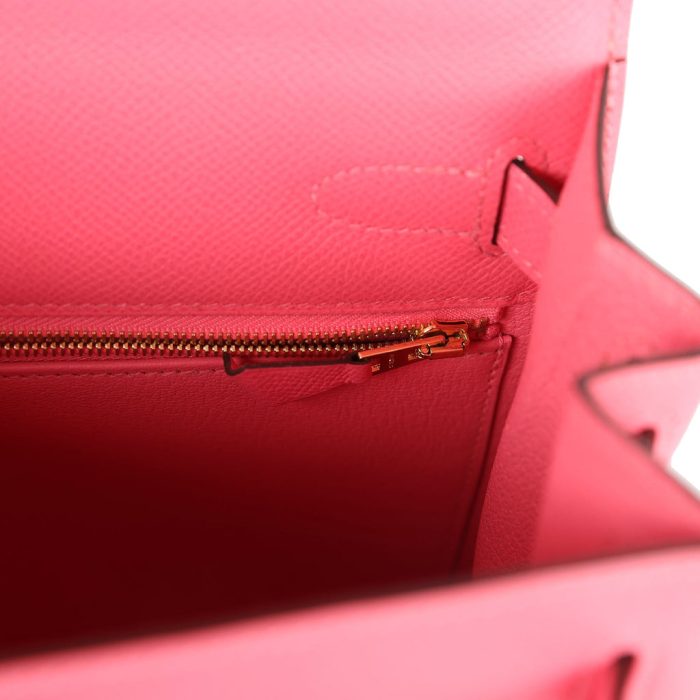 Handmade HKS 28 Rose Azalee Epsom Gold Hardware - 图片 8