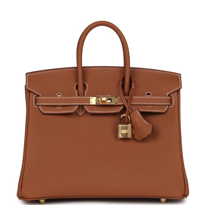 Handmade Bag HB 25 Gold Togo Gold Hardware