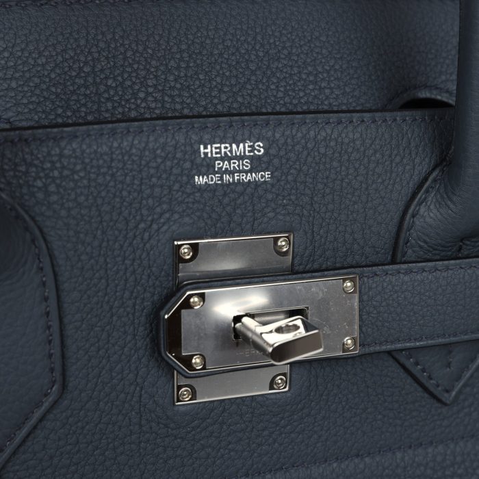 Handmade Bag HHACB 40 Gris Misty Togo Palladium Hardware - 图片 6