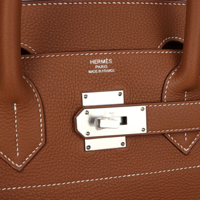 Handmade Bag HB HAC 40 Gold Togo Palladium Hardware - 图片 5
