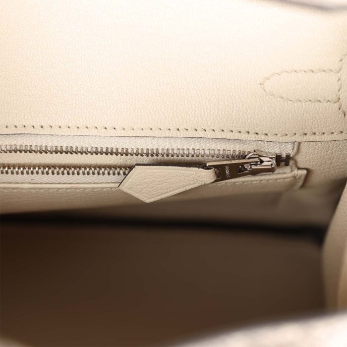 Handmade Bag HB 25 Ombre Varanus Salvator Lizard Palladium Hardware - 图片 8