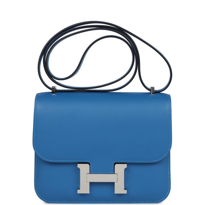 Handmade Bag HC 18 Mykonos Verso Evercolor Palladium Hardware