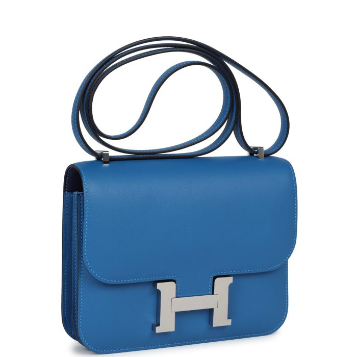 Handmade Bag HC 18 Mykonos Verso Evercolor Palladium Hardware - 图片 2