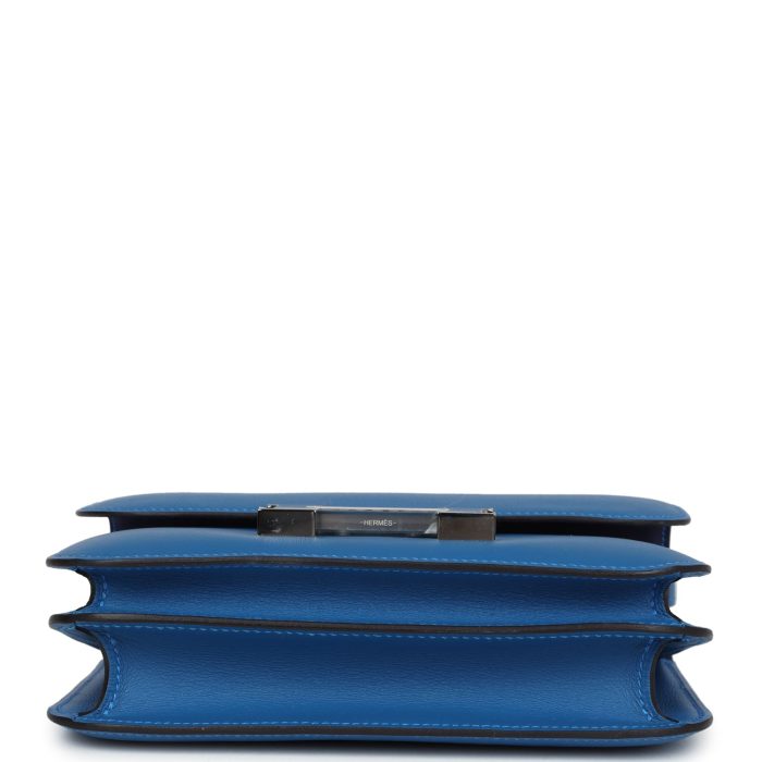 Handmade Bag HC 18 Mykonos Verso Evercolor Palladium Hardware - 图片 5