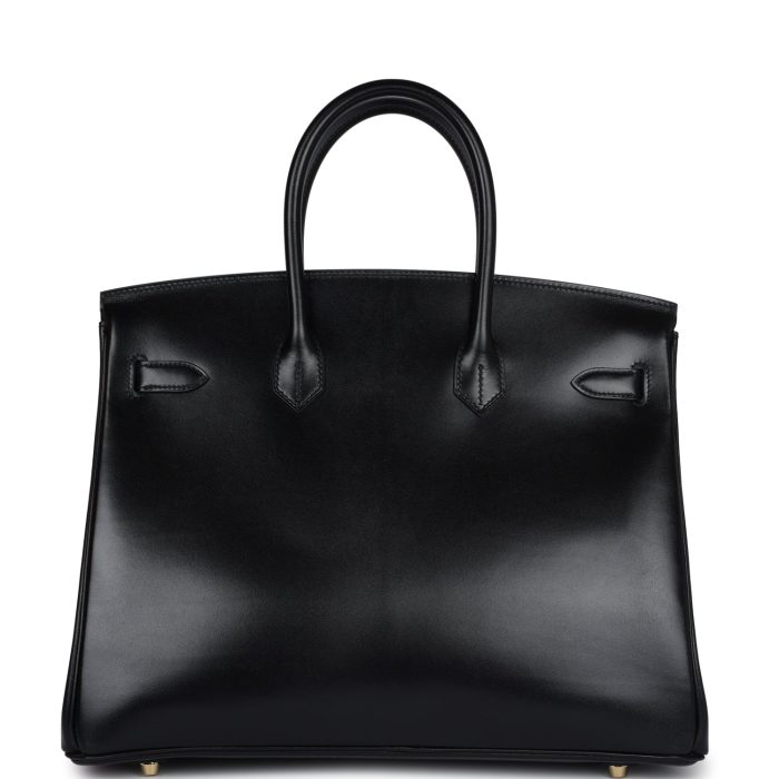 Handmade Bag HB 35 Black Box Gold Hardware - 图片 4
