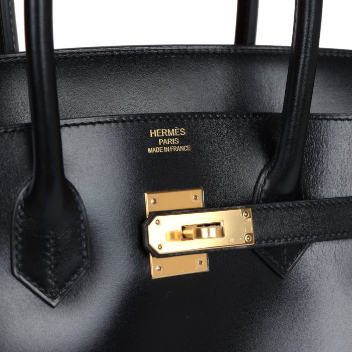 Handmade Bag HB 35 Black Box Gold Hardware - 图片 6