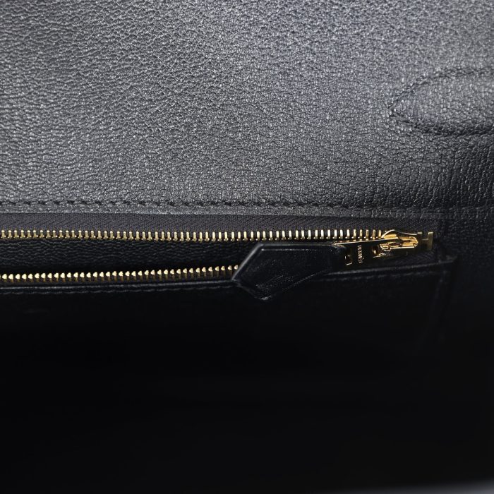 Handmade Bag HB 35 Black Box Gold Hardware - 图片 8