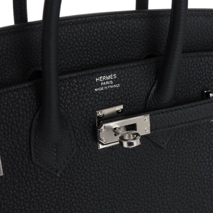 Handmade Bag HB 25 Black Togo Palladium Hardware - 图片 6