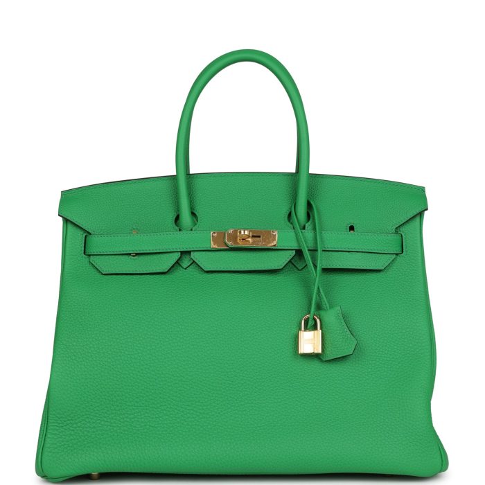 Handmade Bag HB 35 Bambou Togo Gold Hardware