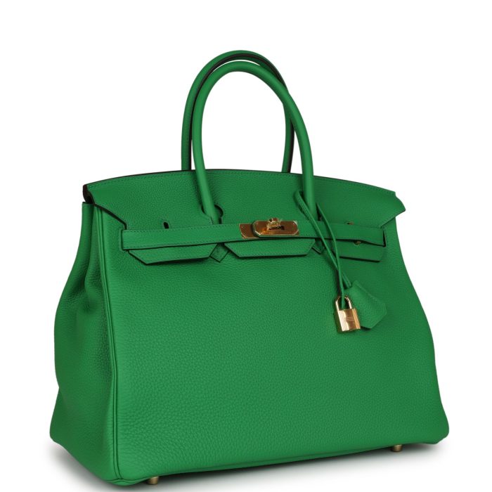 Handmade Bag HB 35 Bambou Togo Gold Hardware - 图片 2