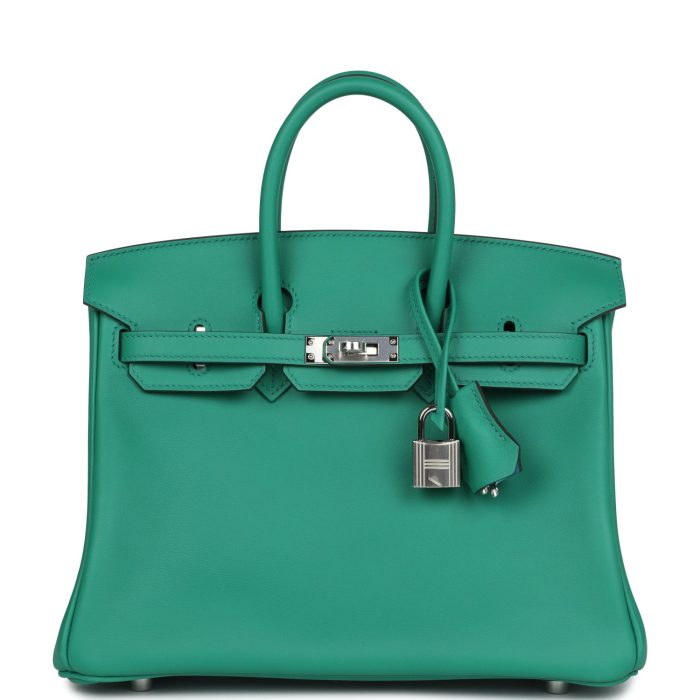 Handmade Bag HB 25 Vert Vertigo Verso Swift Palladium Hardware
