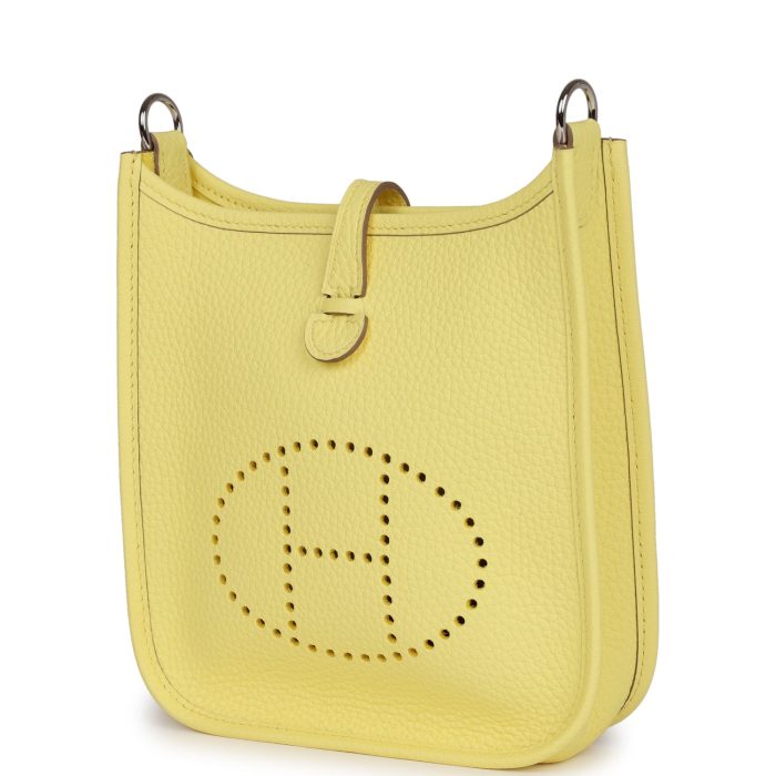 Handmade Bag HE TPM Limoncello Clemence Palladium Hardware - 图片 3