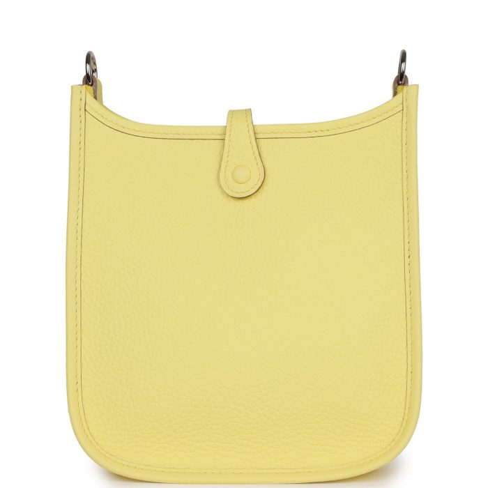 Handmade Bag HE TPM Limoncello Clemence Palladium Hardware - 图片 5