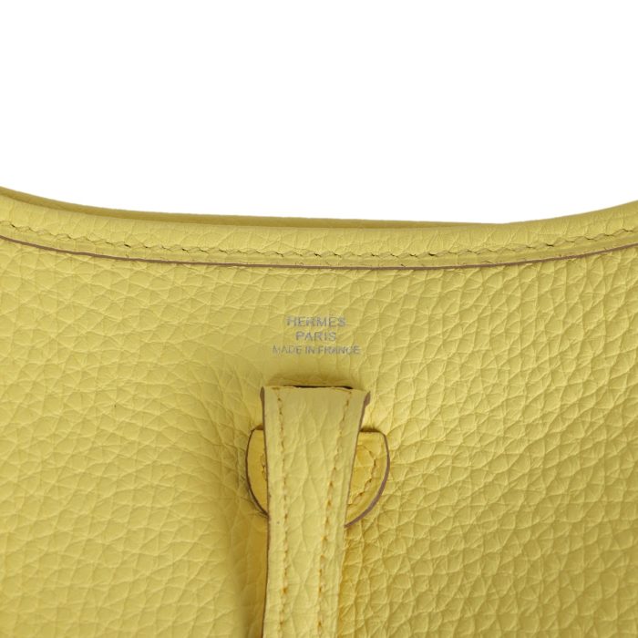 Handmade Bag HE TPM Limoncello Clemence Palladium Hardware - 图片 7