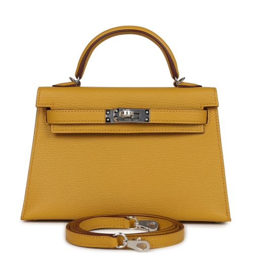 Handmade HKS 20 Jaune Ambre Verso Chèvre Mysore Palladium Hardware