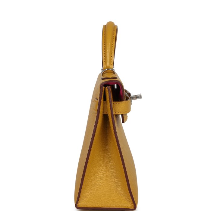 Handmade HKS 20 Jaune Ambre Verso Chèvre Mysore Palladium Hardware - 图片 3