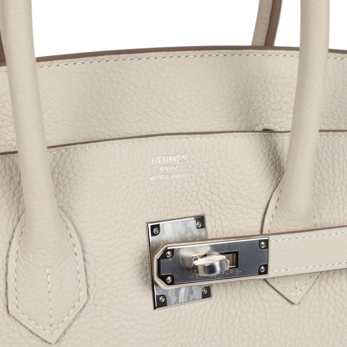 Handmade Bag HB 35 Mushroom Togo Palladium Hardware - 图片 6