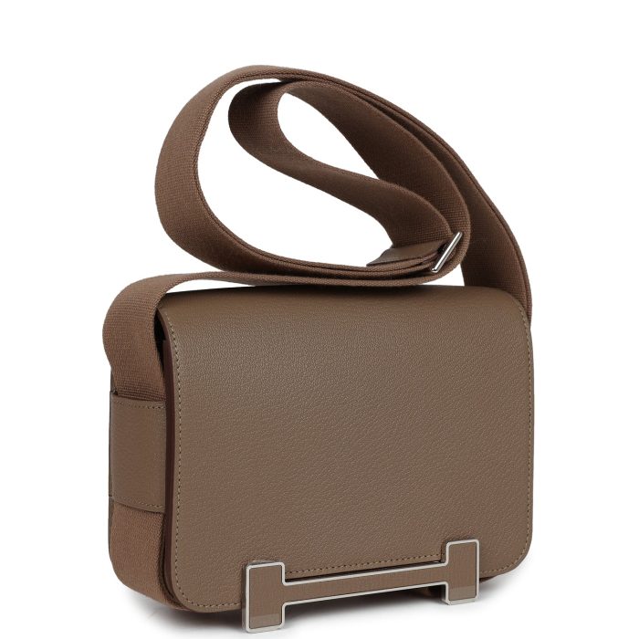 Handmade Bag HG Etoupe Chevre Palladium Hardware - 图片 2