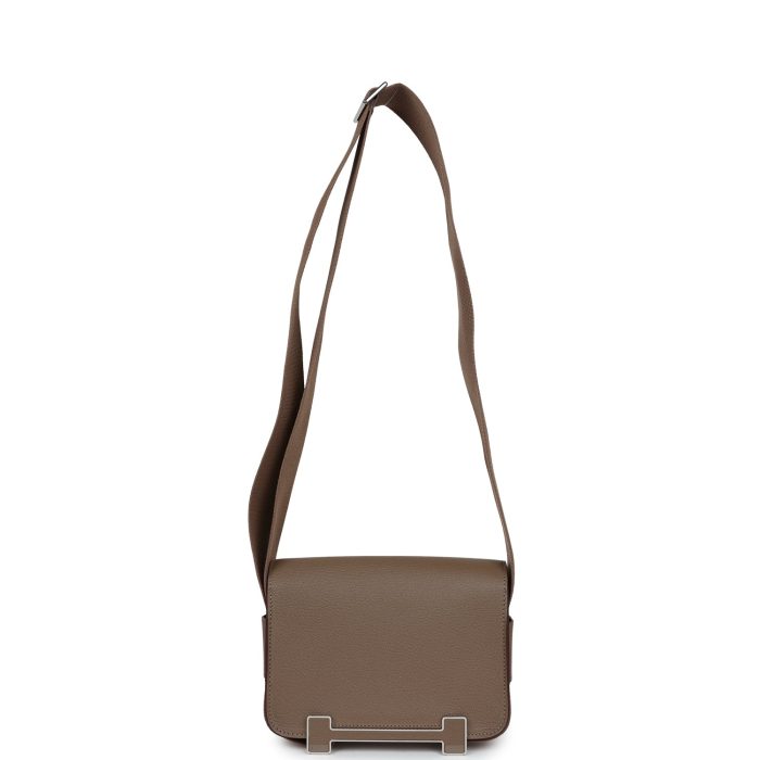 Handmade Bag HG Etoupe Chevre Palladium Hardware - 图片 6