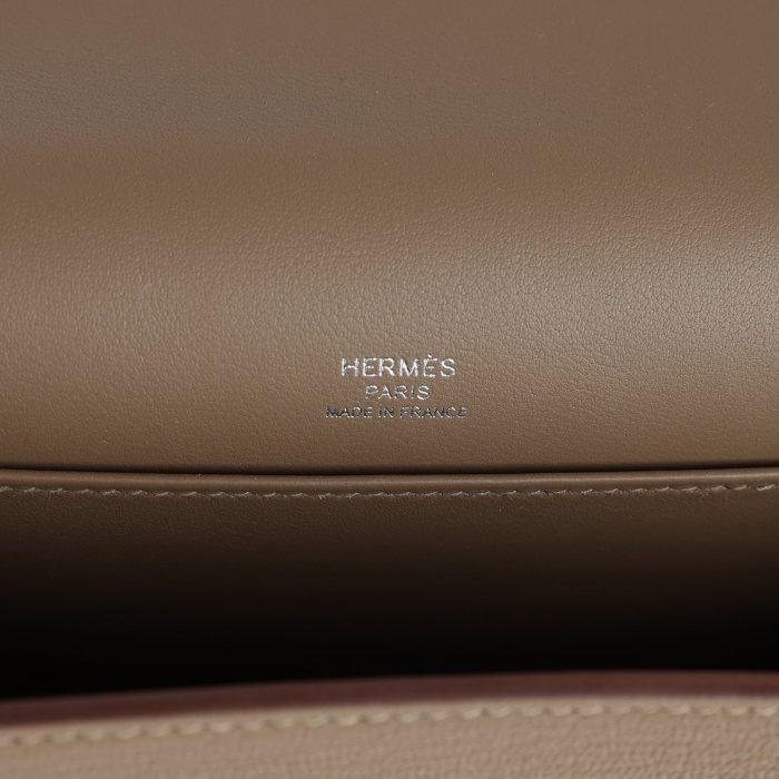 Handmade Bag HG Etoupe Chevre Palladium Hardware - 图片 7
