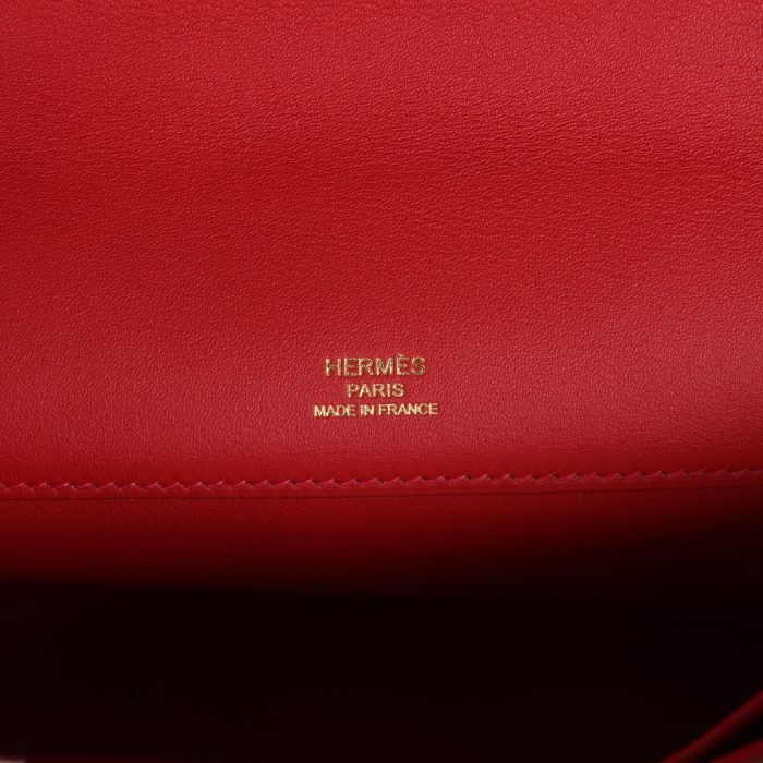 Handmade Bag HKC Rouge Casaque Swift Gold Hardware - 图片 6