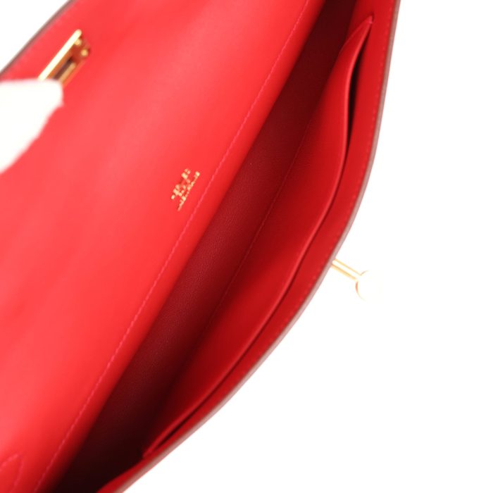 Handmade Bag HKC Rouge Casaque Swift Gold Hardware - 图片 7