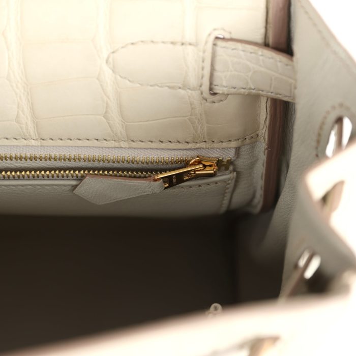 Handmade HKR 28 Beton Matte Alligator Gold Hardware：圖片 8
