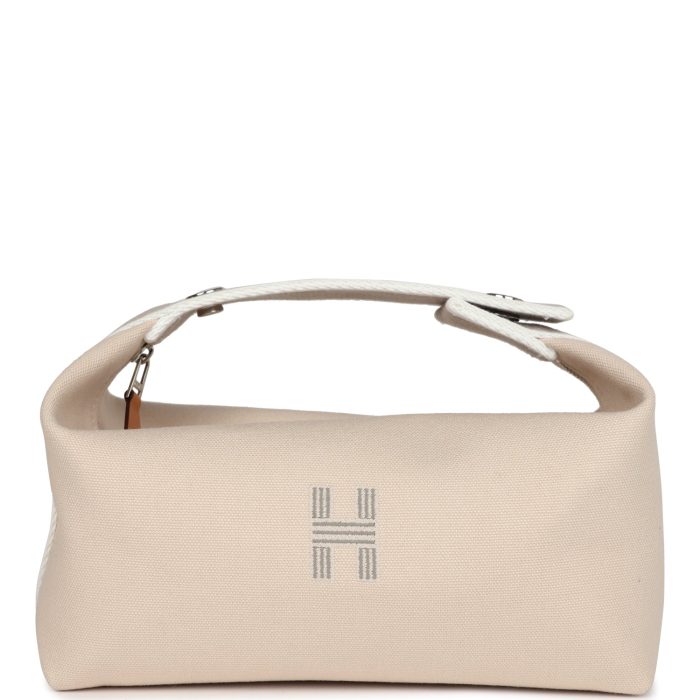 Handmade Bag HBAB PM Neutral Toile Canvas Palladium Hardware