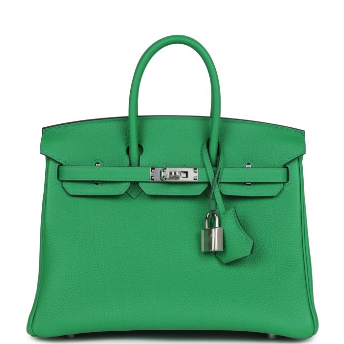 Handmade Bag HB 25 Bambou Togo Palladium Hardware