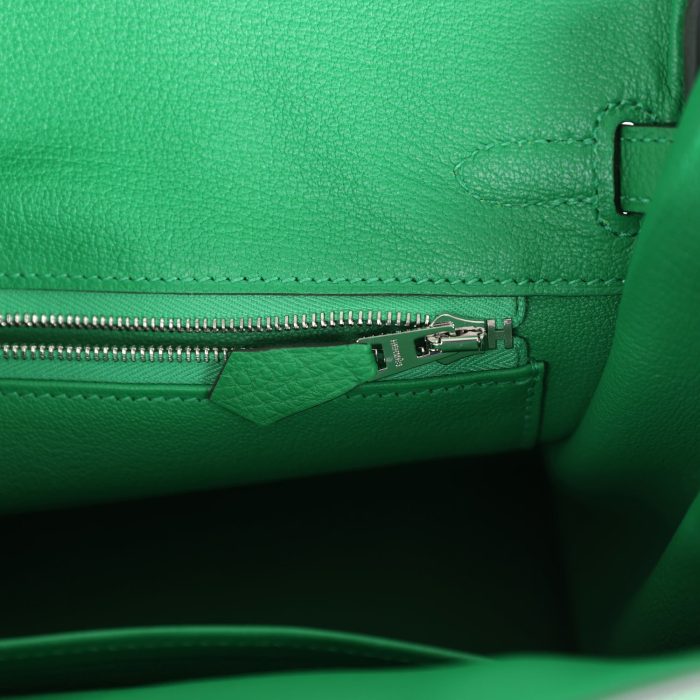 Handmade Bag HB 25 Bambou Togo Palladium Hardware - 图片 8