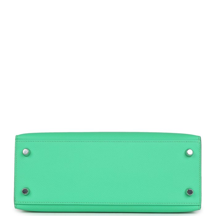 Handmade HKS 25 Vert Comics Epsom Palladium Hardware - 图片 6
