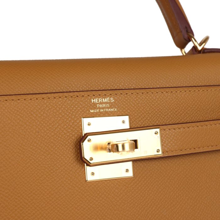 Handmade HKS 28 Sesame Epsom Gold Hardware - 图片 7