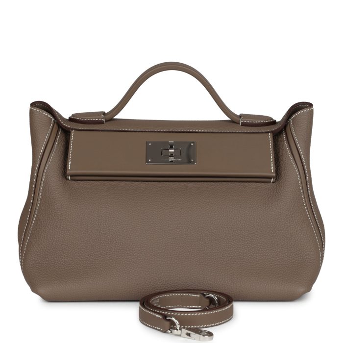 Handmade Bag 29 Etoupe Maurice and Swift Palladium Hardware