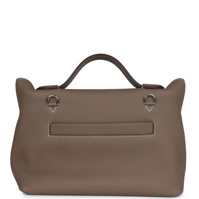 Handmade Bag 29 Etoupe Maurice and Swift Palladium Hardware - 图片 5