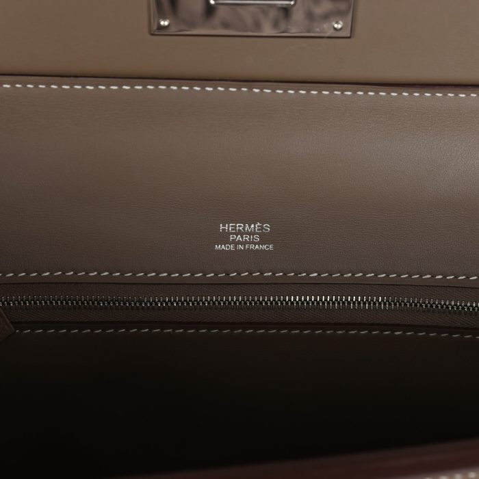 Handmade Bag 29 Etoupe Maurice and Swift Palladium Hardware - 图片 7