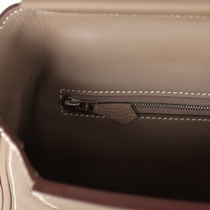 Handmade Bag 29 Etoupe Maurice and Swift Palladium Hardware - 图片 8
