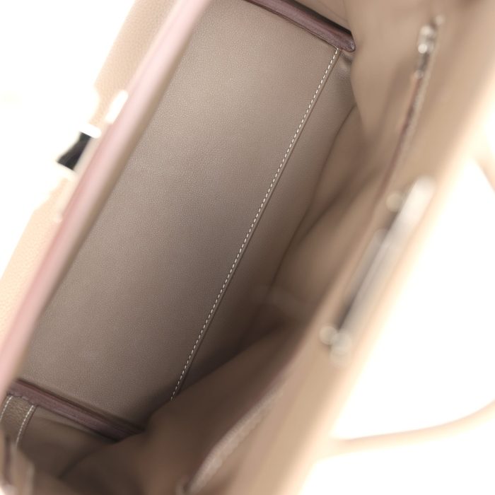 Handmade Bag 29 Etoupe Maurice and Swift Palladium Hardware - 图片 9