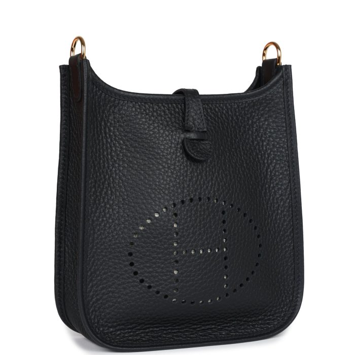 Handmade Bag HE TPM Black Clemence Gold Hardware - 图片 2