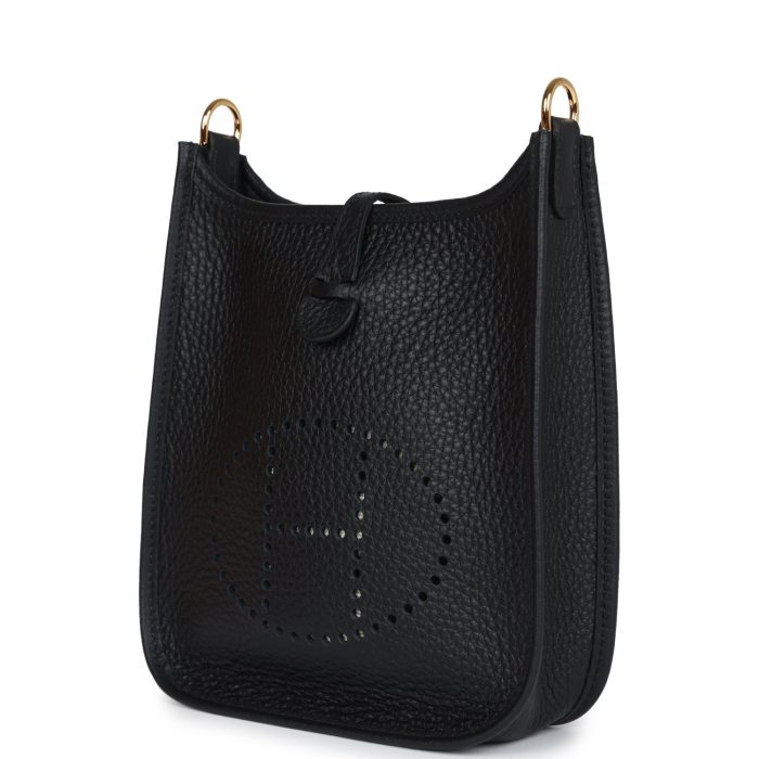Handmade Bag HE TPM Black Clemence Gold Hardware - 图片 3