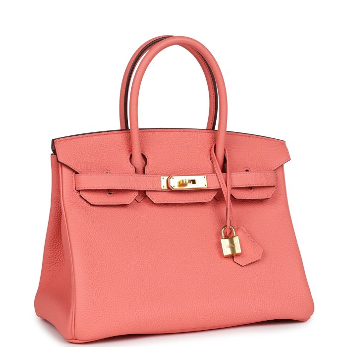 Handmade Bag HSOB(HSS) 30 Rose Candy Togo Gold Hardware - 图片 2