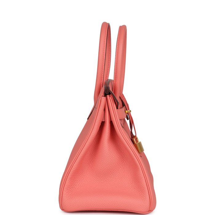 Handmade Bag HSOB(HSS) 30 Rose Candy Togo Gold Hardware - 图片 3