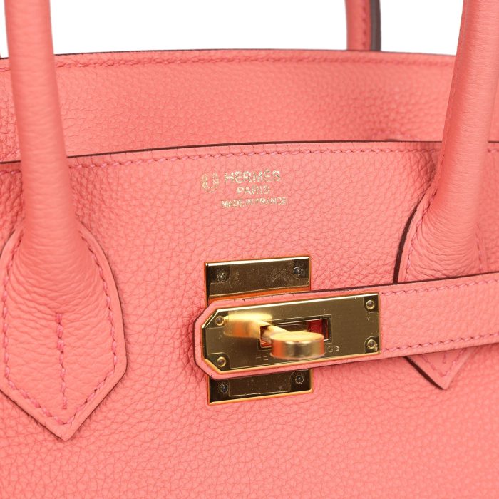 Handmade Bag HSOB(HSS) 30 Rose Candy Togo Gold Hardware - 图片 6