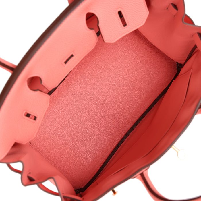 Handmade Bag HSOB(HSS) 30 Rose Candy Togo Gold Hardware - 图片 7