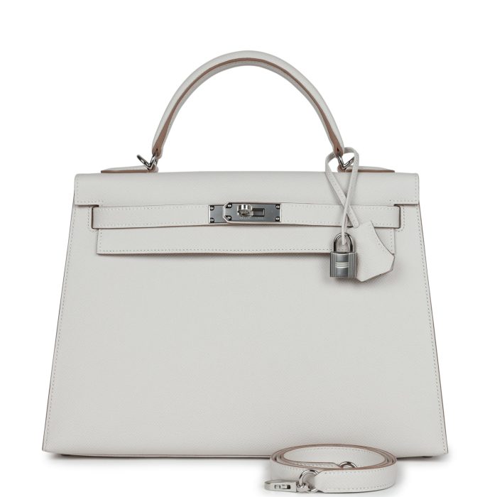 Handmade HKS 32 Gris Pale Epsom Palladium Hardware