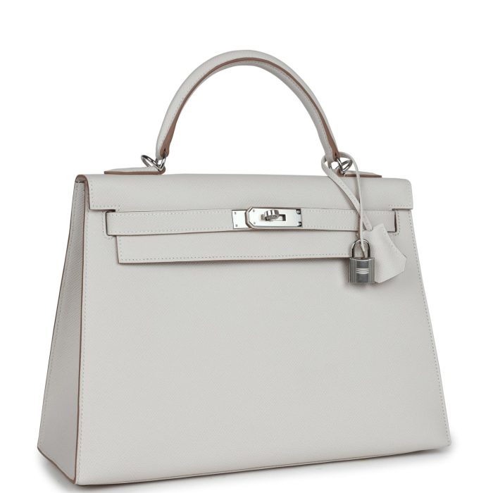 Handmade HKS 32 Gris Pale Epsom Palladium Hardware - 图片 2