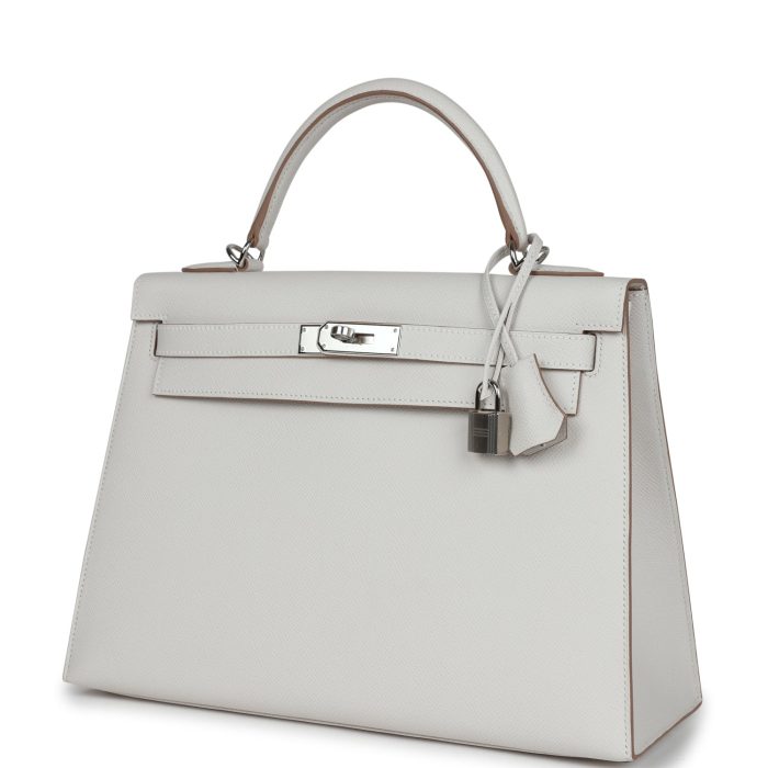 Handmade HKS 32 Gris Pale Epsom Palladium Hardware - 图片 3