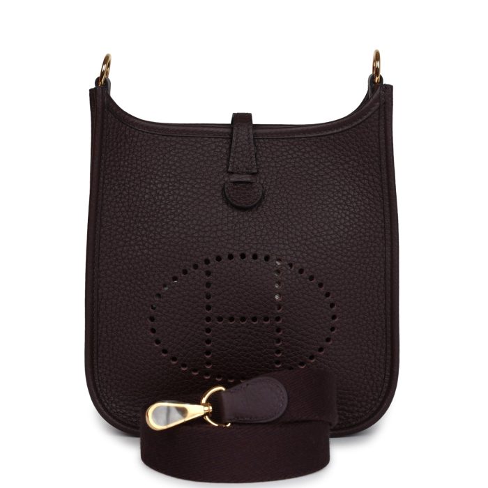 Handmade Bag HE TPM Rouge Sellier Clemence Gold Hardware