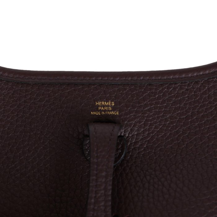 Handmade Bag HE TPM Rouge Sellier Clemence Gold Hardware - 图片 7