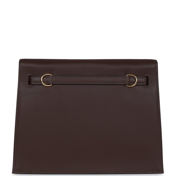 Handmade Bag HKDA Moka Swift Gold Hardware - 图片 5